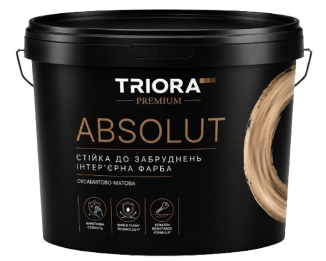 ABSOLUTE Стійка до забруднень інтер’єрна фарба TM TRIORA Premium - зображення 1